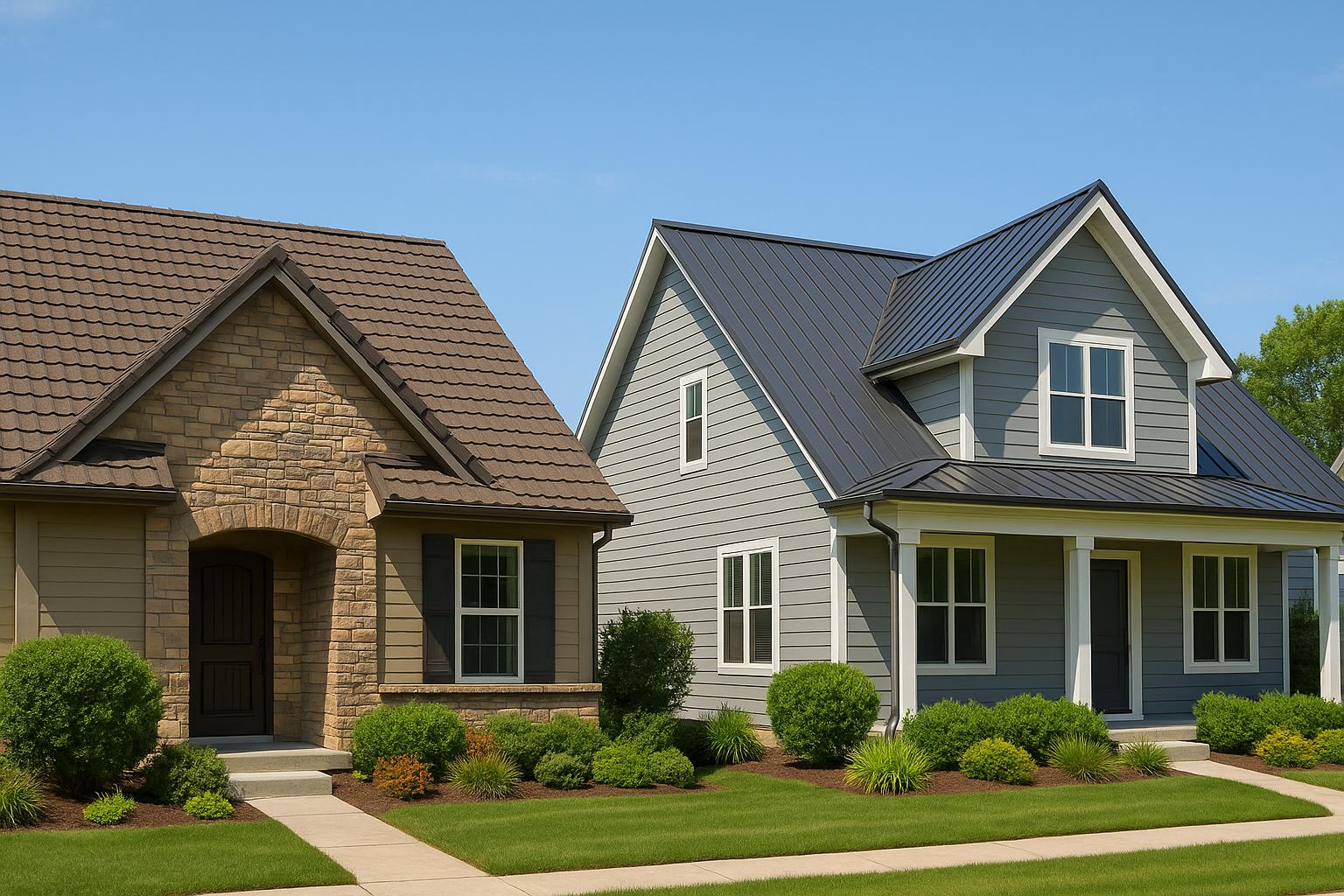 Asphalt Shingles vs. Metal Roofing